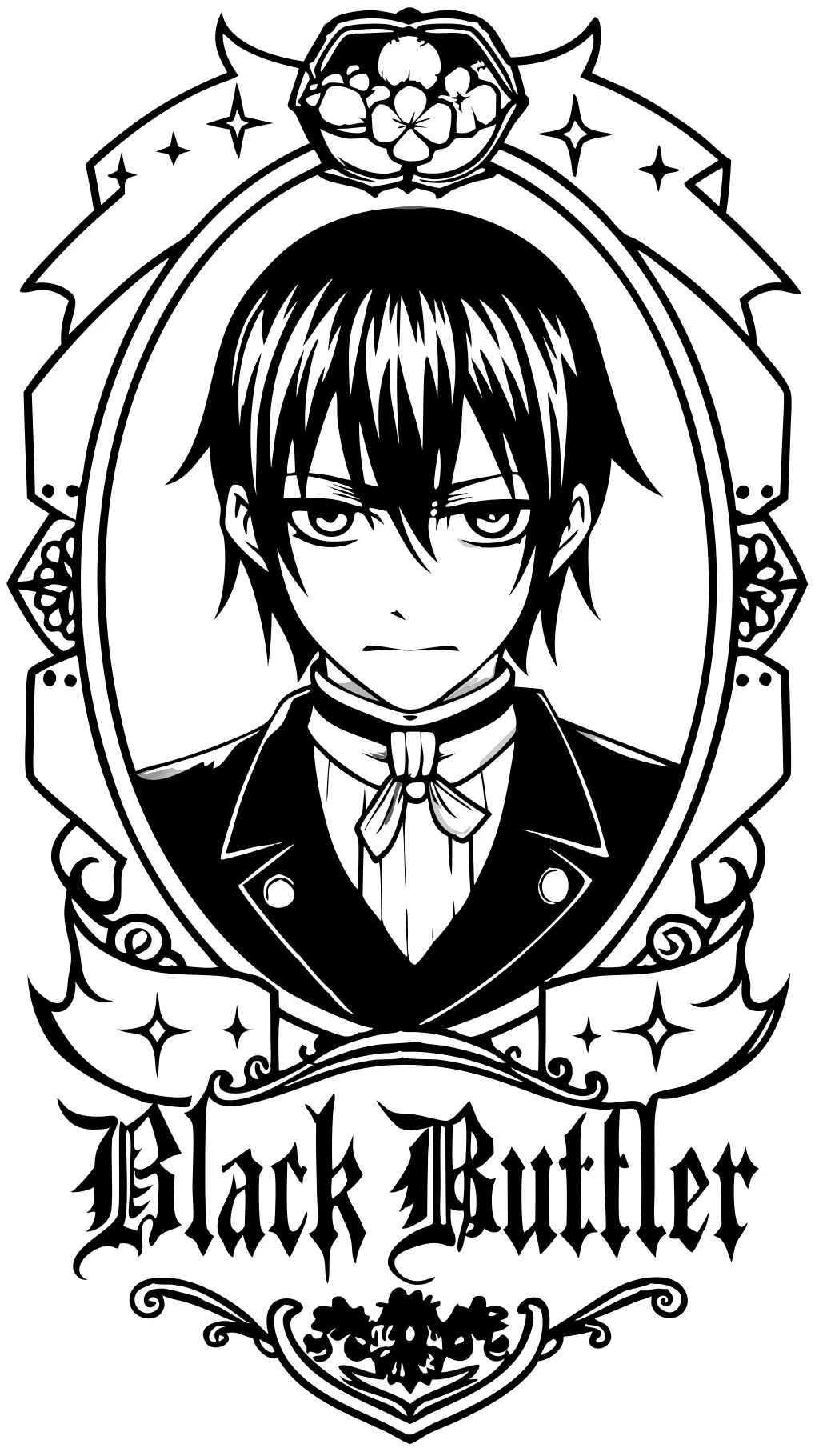 black butler coloring pages